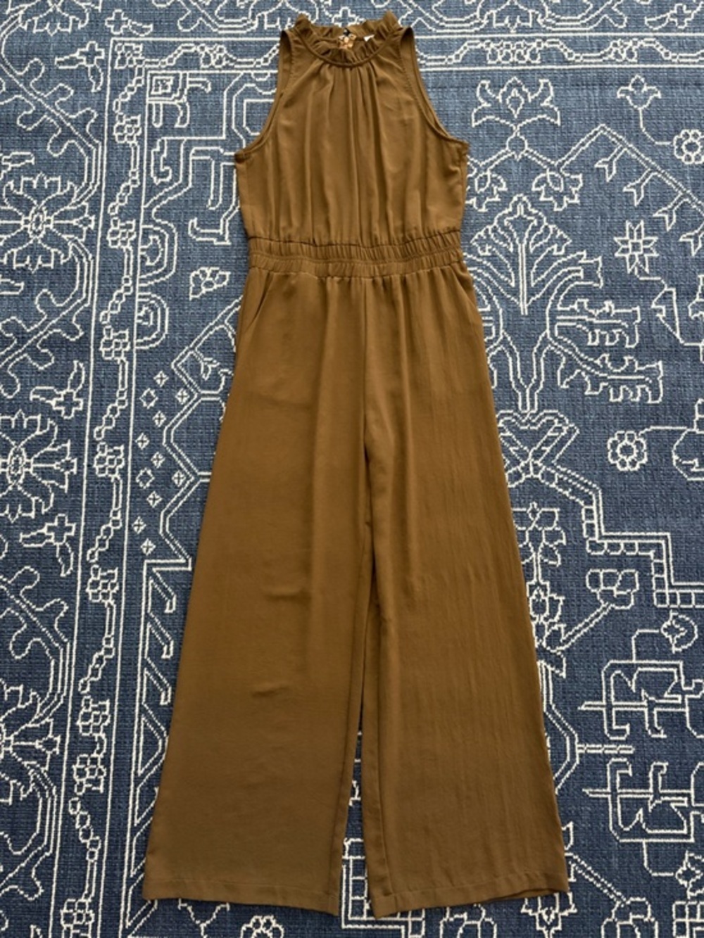 eesome Wide-Leg Jumpsuit Pants in Brown